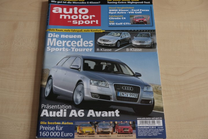 Deckblatt Auto Motor und Sport (24/2004)